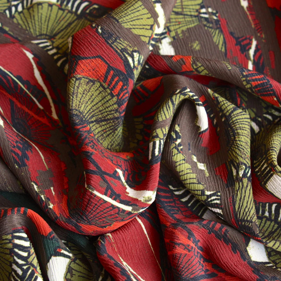 Desert Mission Crinkle Crepe De Chine - Image 2