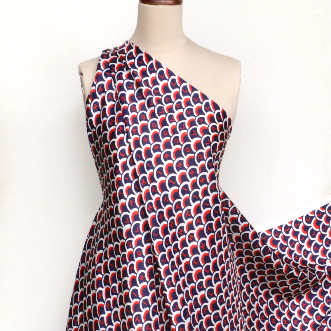 Designer Scrabble Cupro Twill - Image 5