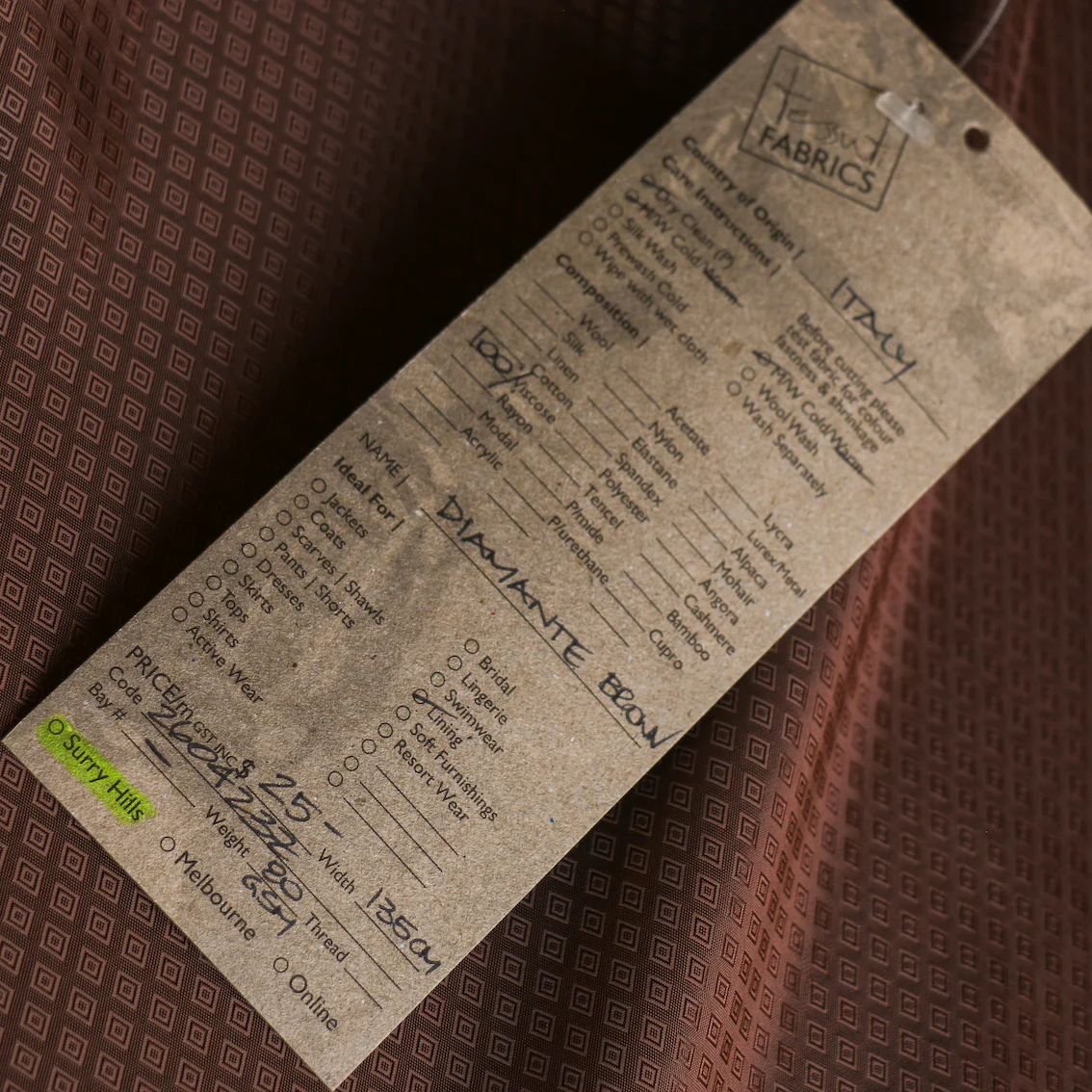 Diamante Brown - Fancy Lining - Image 3