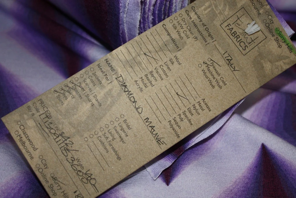 Diamond Mauve - Ponti Knit - Image 4