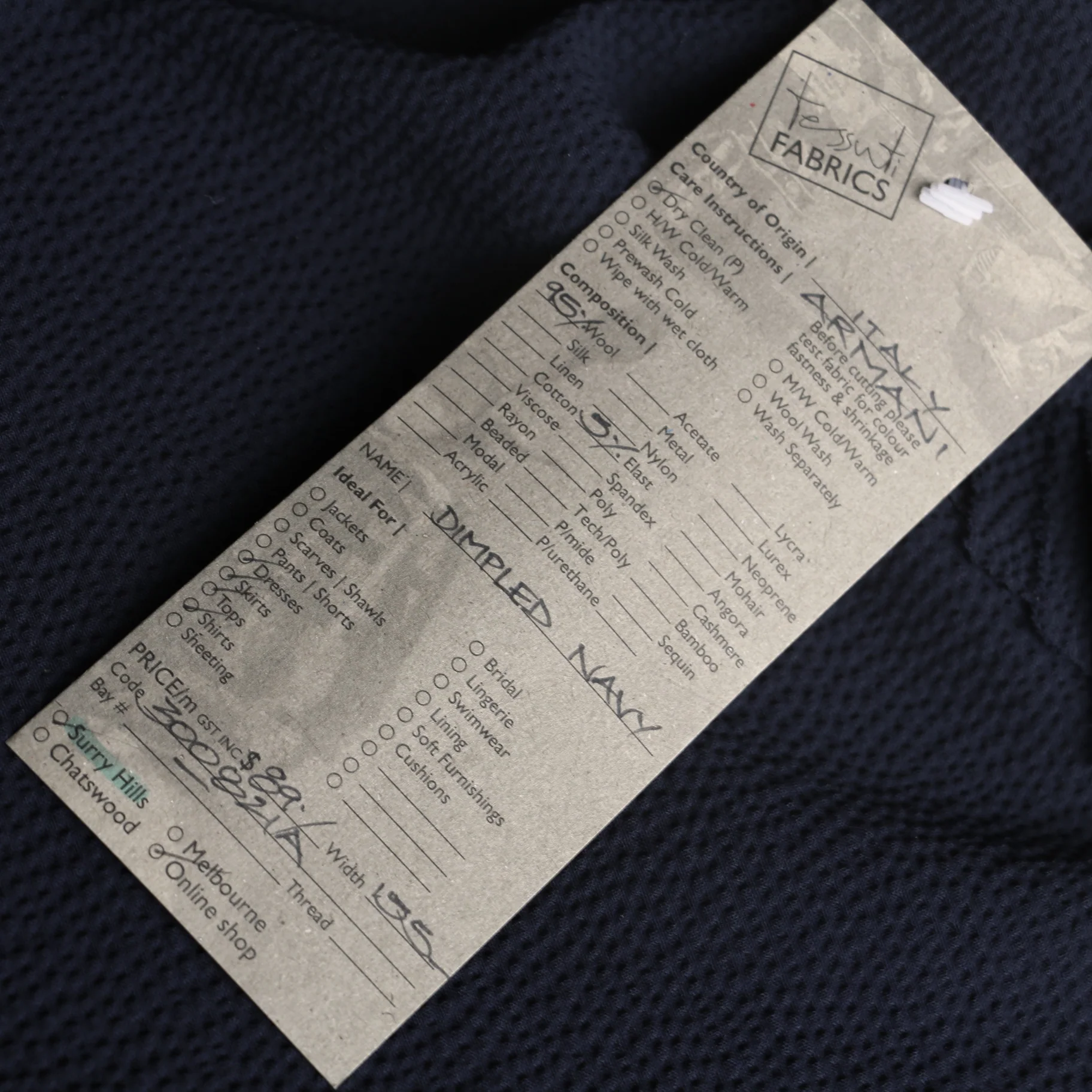 Dimpled Navy - Image 3