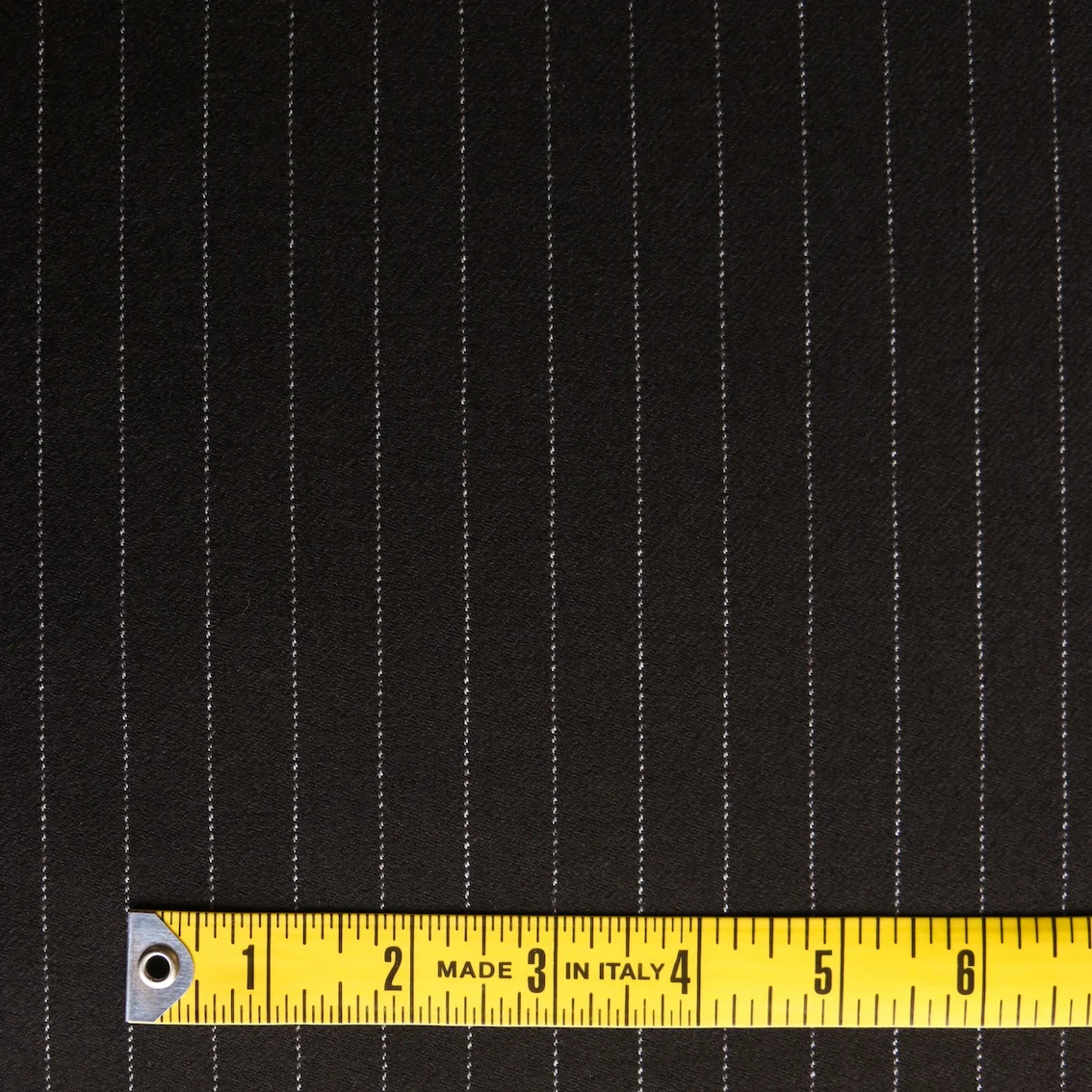 Dolce Striped Wool Suiting - Chocolate Pinstripe - Image 4