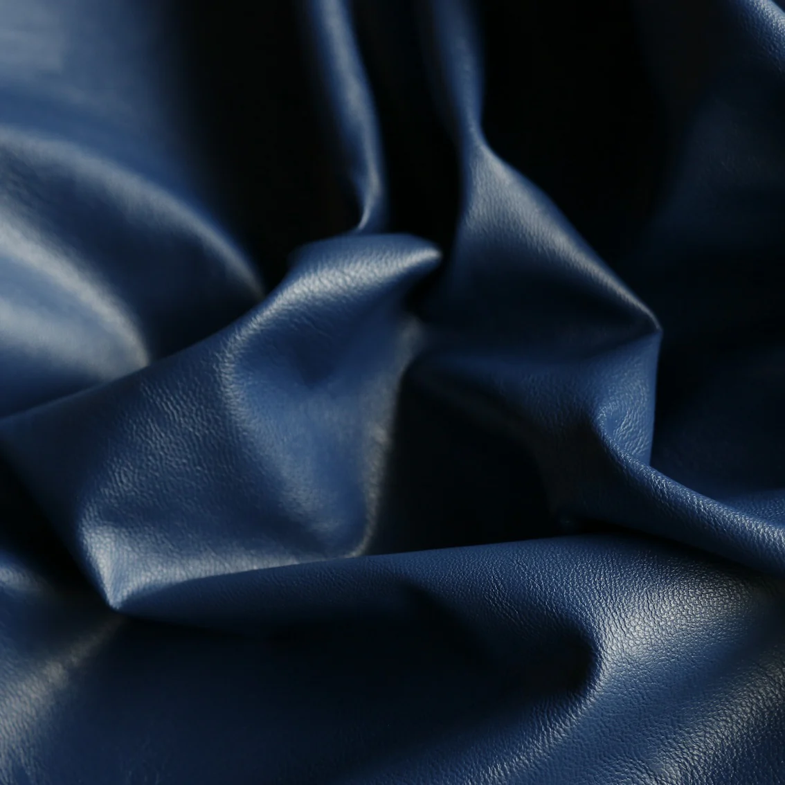 Donatella Blue Faux Leather - Image 2