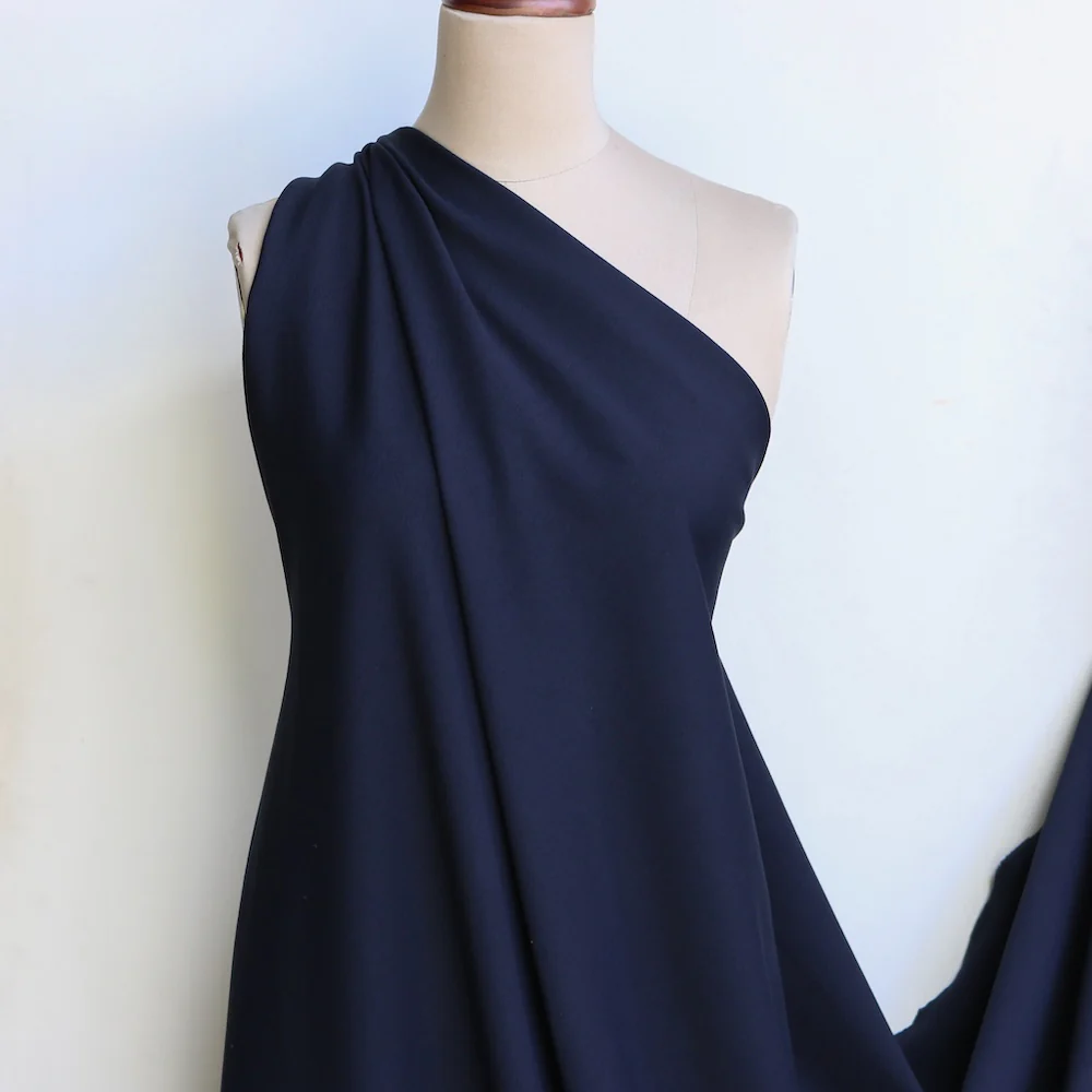 Donna Blu Navy Lightweight Ponti - Image 4