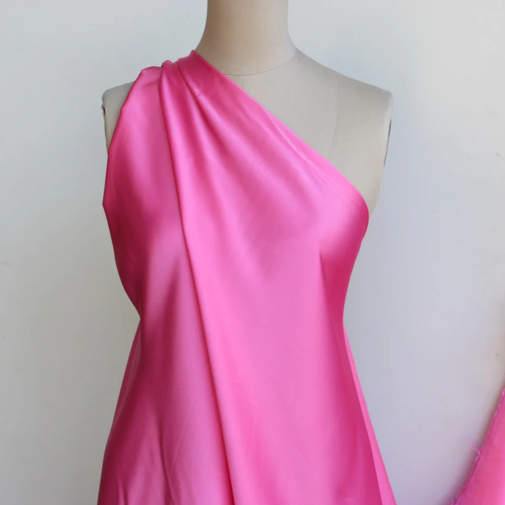 Doppio Cady Pink - Double Sided Satin - Image 4