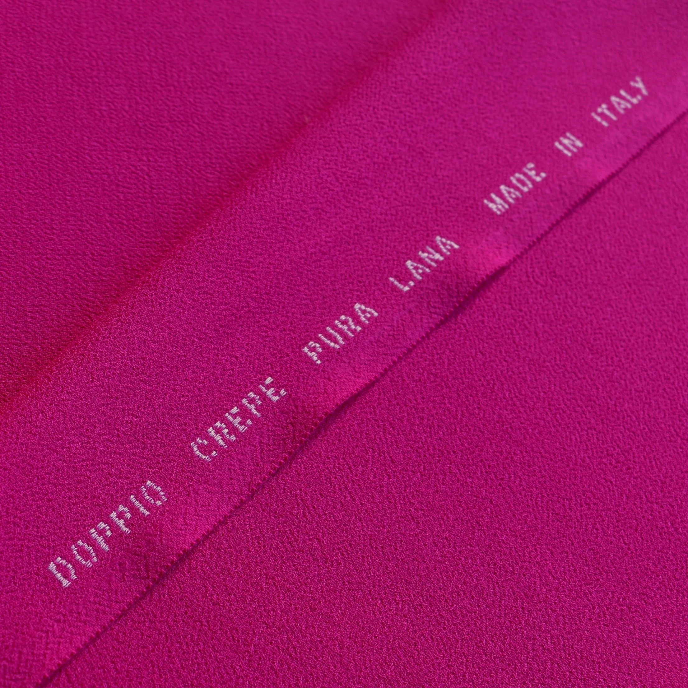 Doppio Crepe Fuchsia Pink - Image 3