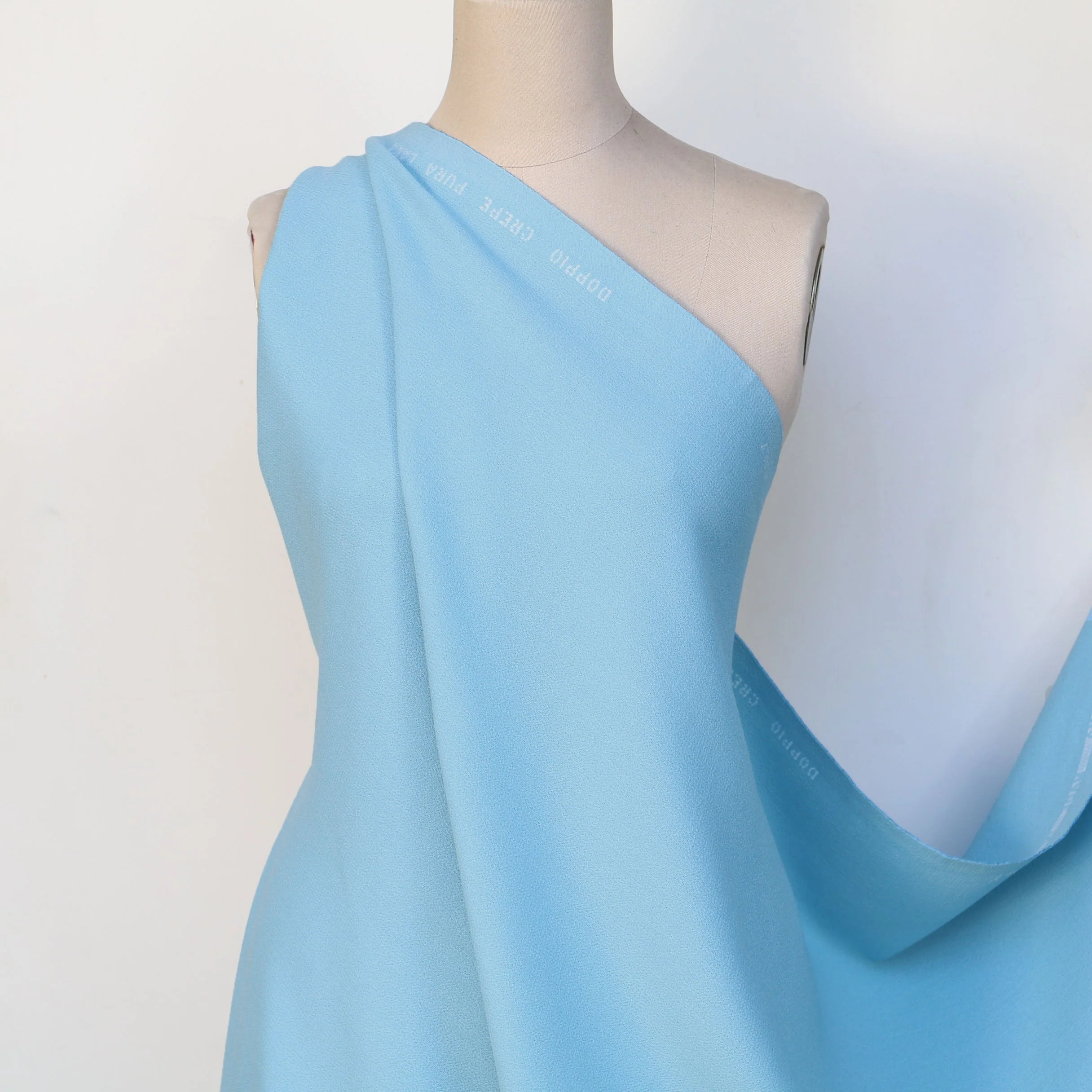 Doppio Crepe Sky Blue - Image 5