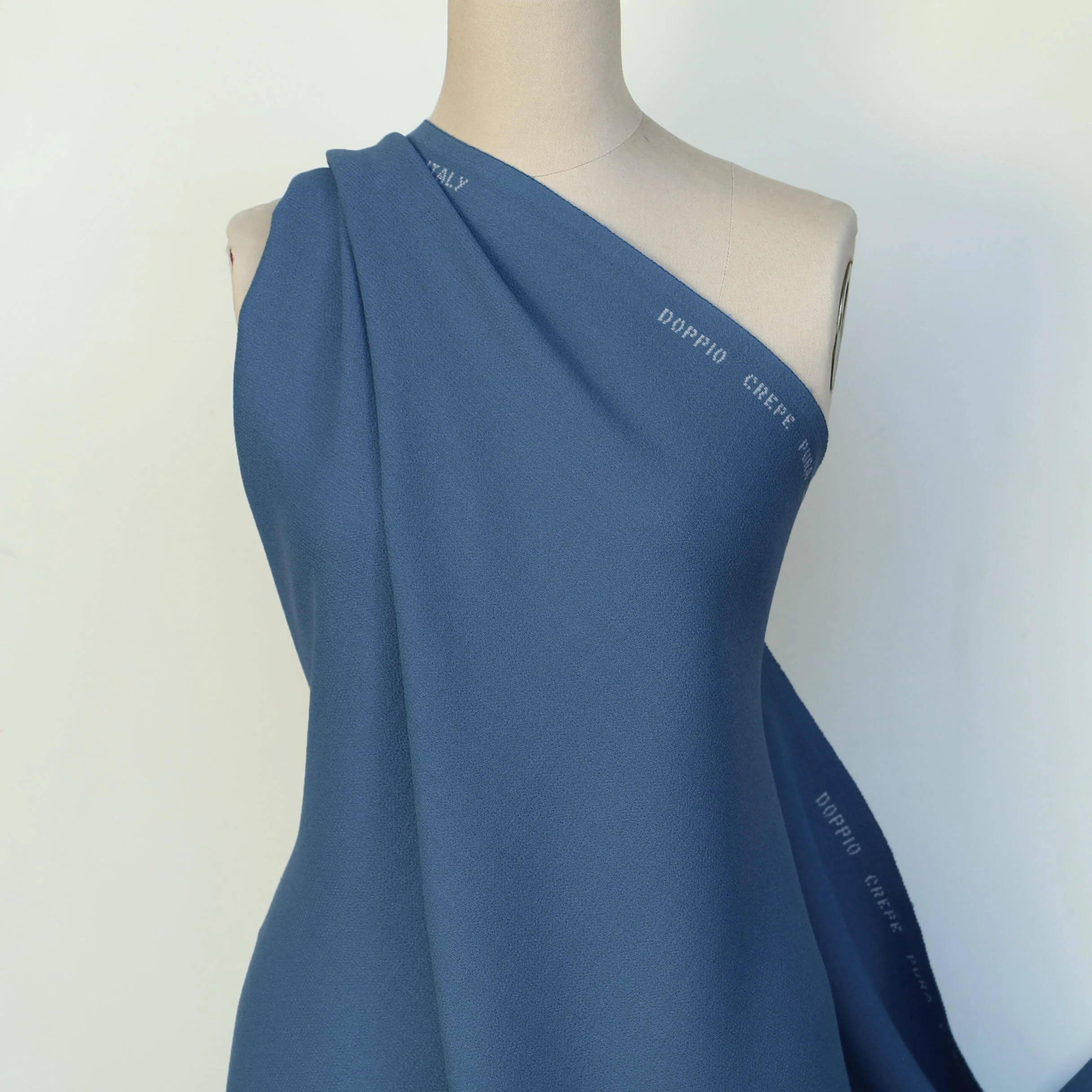 Doppio Crepe Storm Blue - Image 5