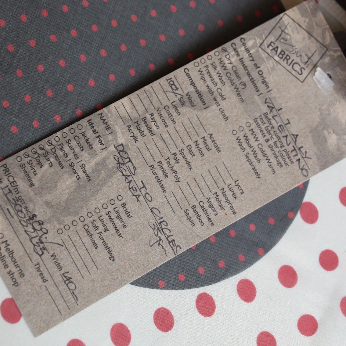 Dots To Circles - Silk Organza - Image 4
