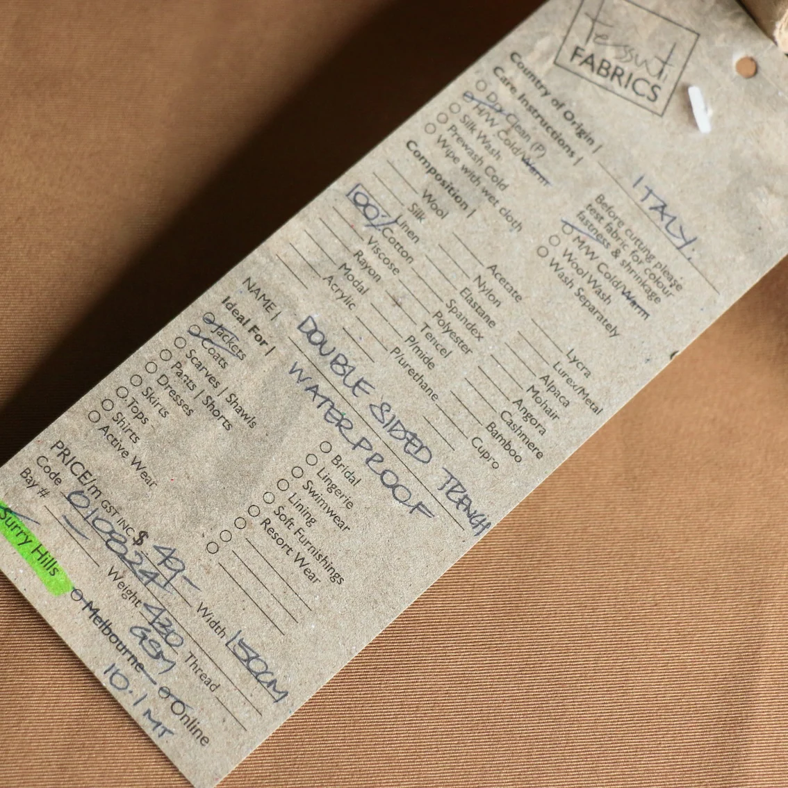 Double Sided Trench - Water Resistant Finish - Image 4