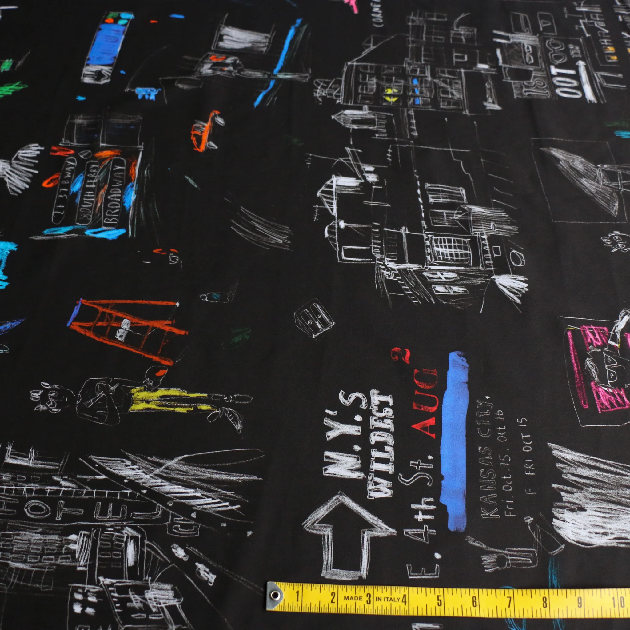 Downtown Nero Poplin - Image 3