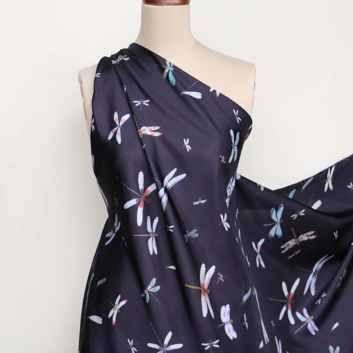 Dragonfly Cafe Viscose Habutai - Image 6