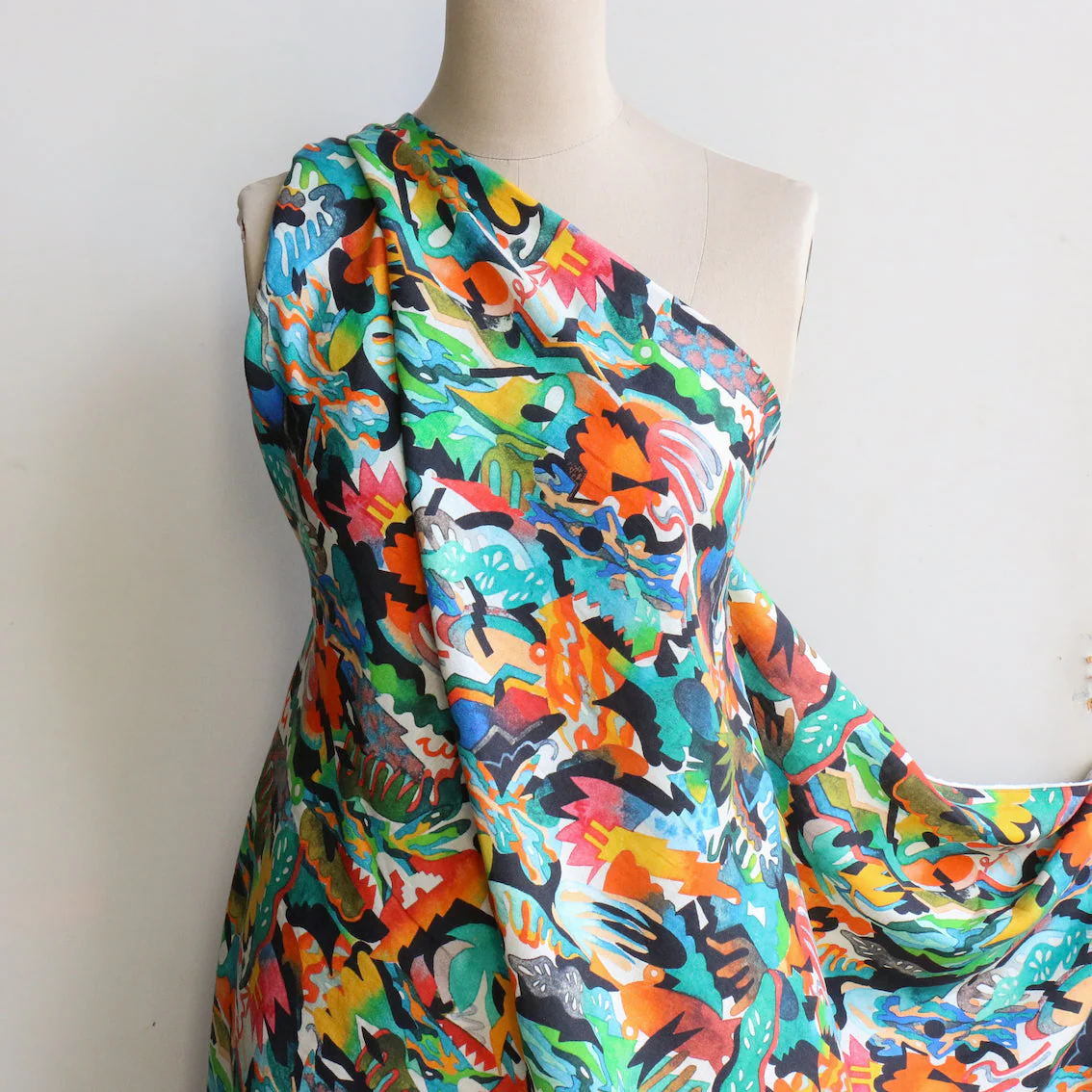 Dreamland Washed Printed Linen - Image 6