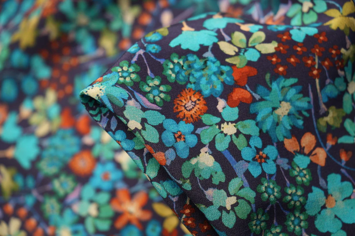 Dreams Of Summer - Liberty Silk Crepe De Chine