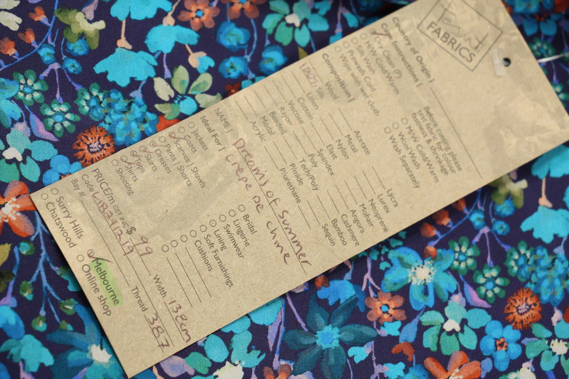 Dreams Of Summer - Liberty Silk Crepe De Chine - Image 5