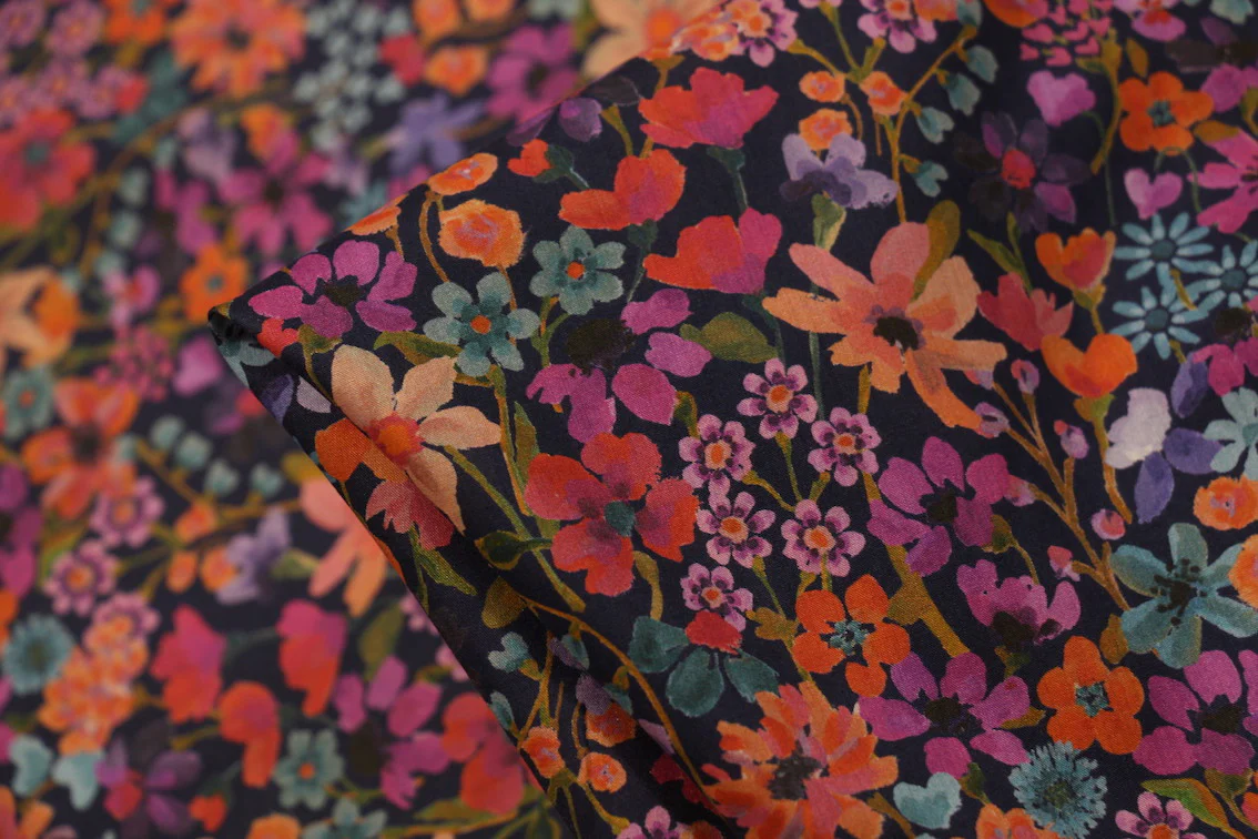 Dreams Of Summer Red - Liberty Tana Lawn