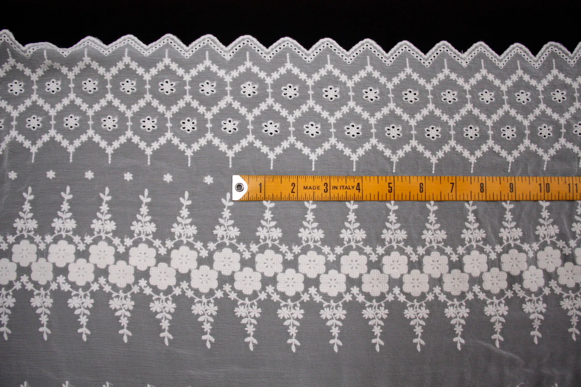 Drifting Borders - Embroidered Silk Georgette - Image 3