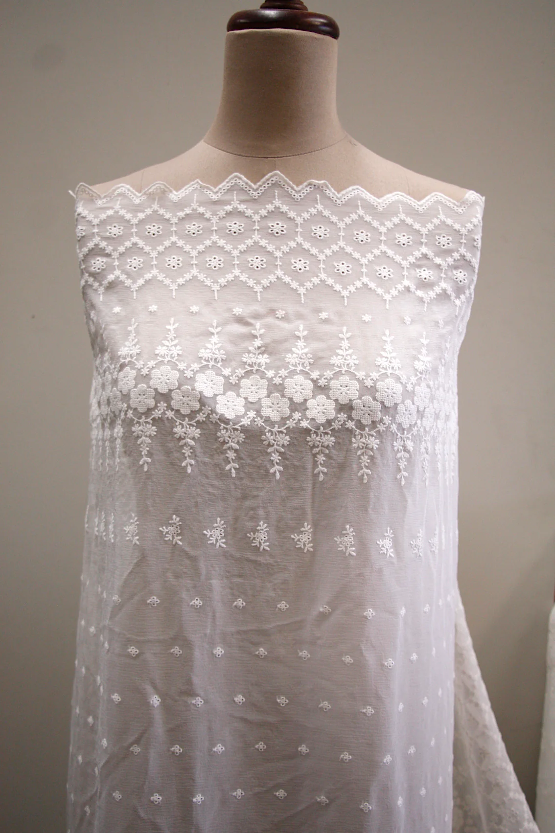 Drifting Borders - Embroidered Silk Georgette - Image 6