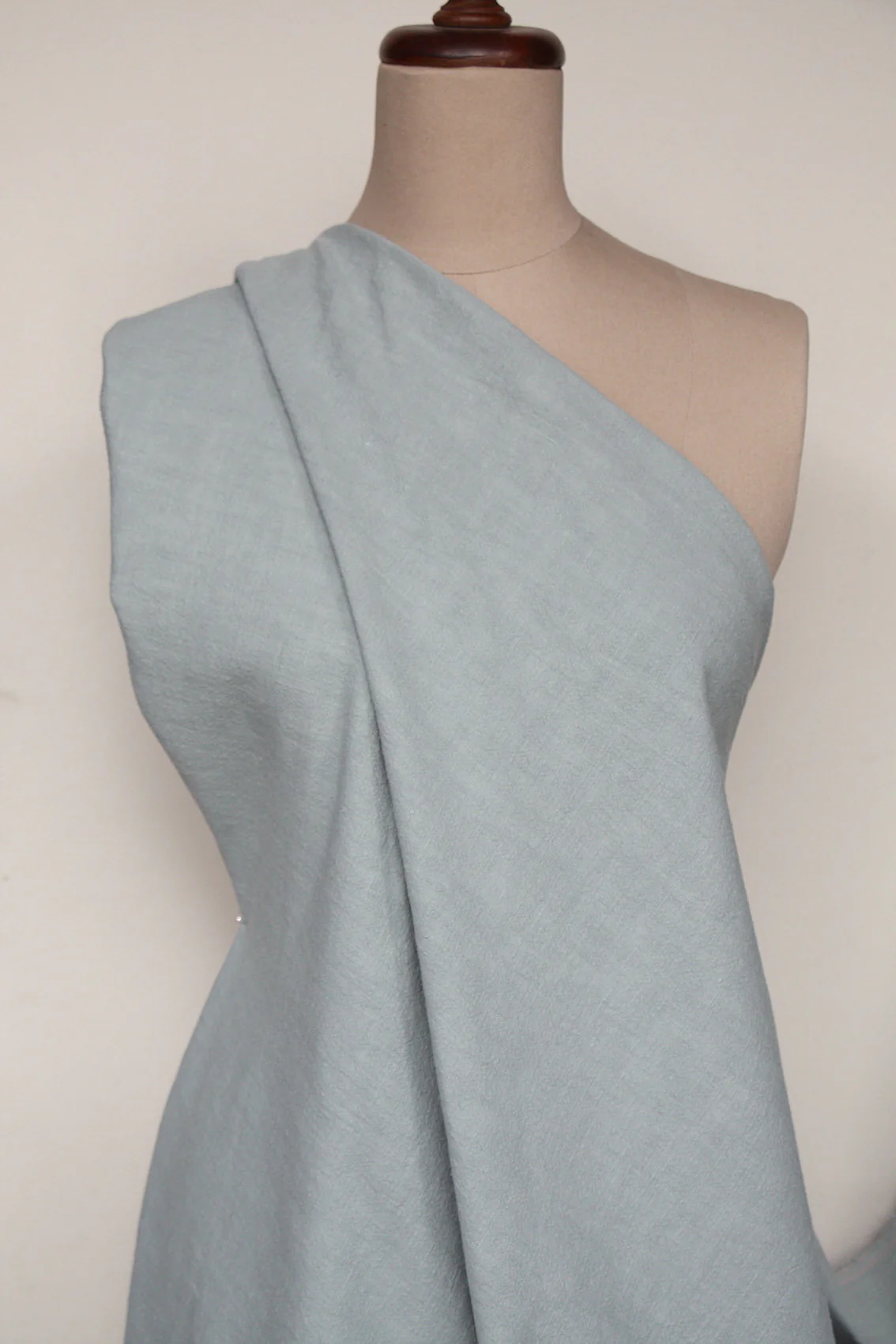 Duck Egg Pebble Wash Linen - Image 3