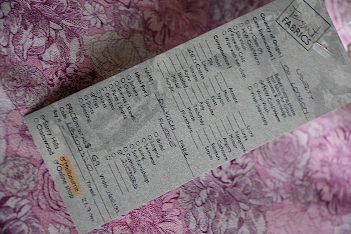 Dulwich Park - Lindford Fleece - Liberty Fabric - Image 3