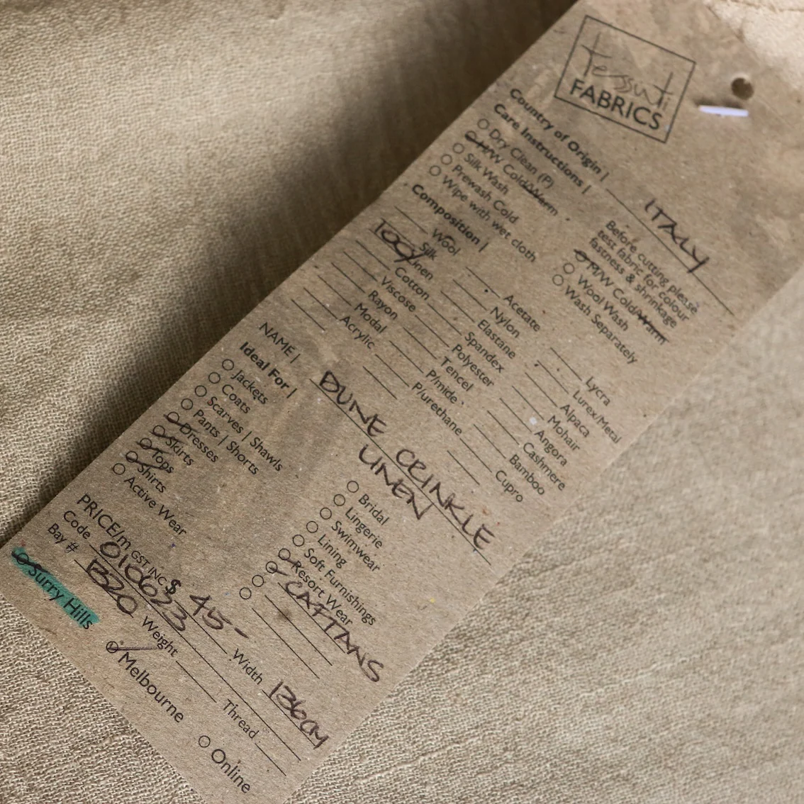 Dune Crinkle Linen - Image 3