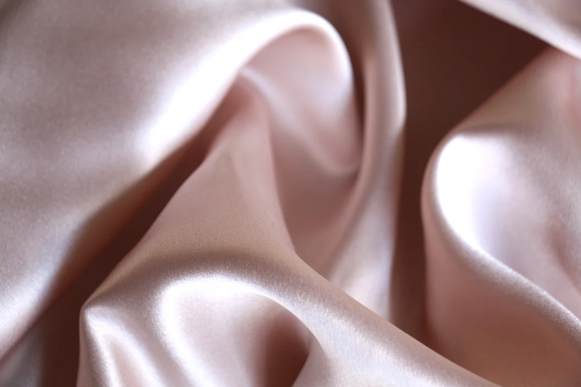 Dusty Pink Silk Satin - 19mm - Image 2