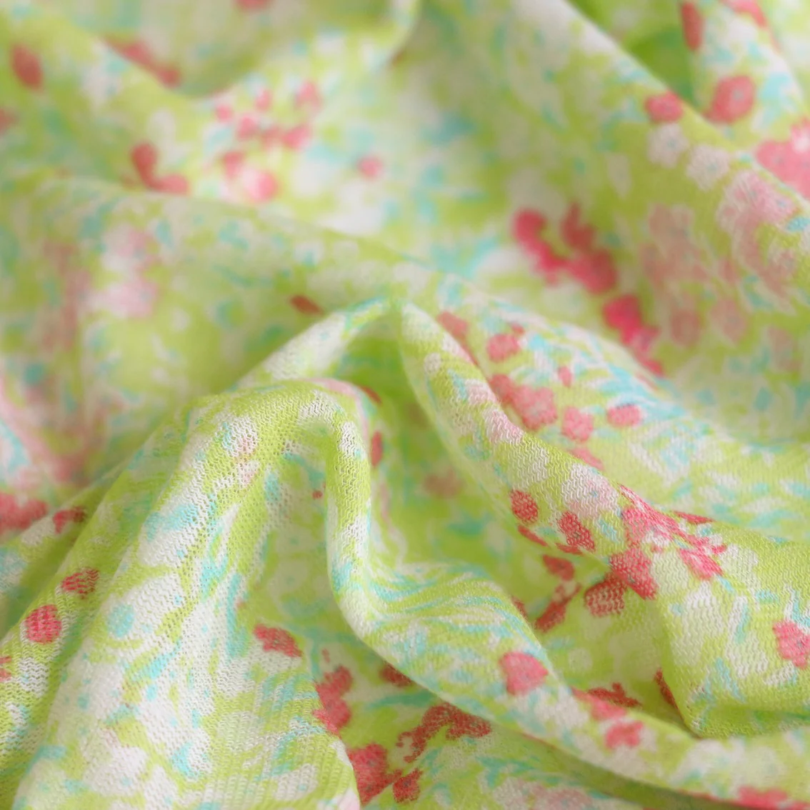 Early Bloom Fine Cotton Knit - Image 2