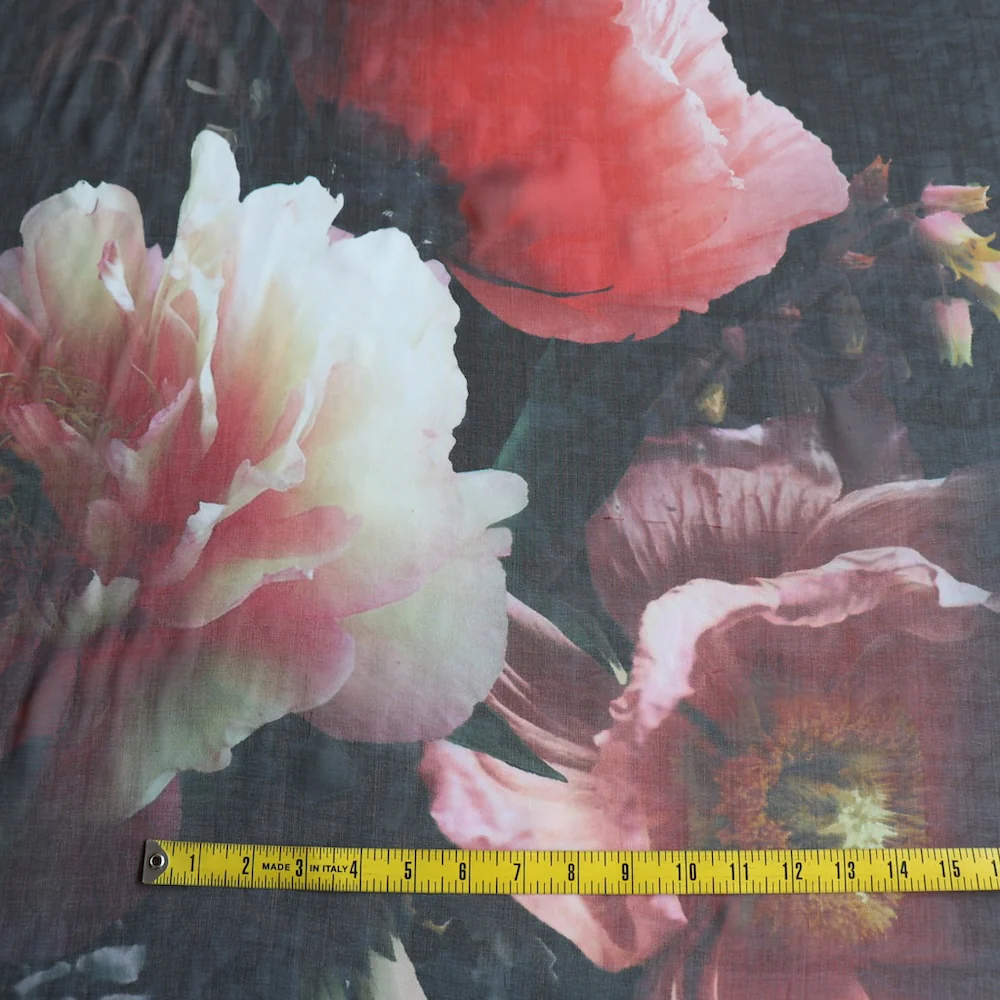 Ebon Grove Silk Chiffon - Panel Print - Image 3