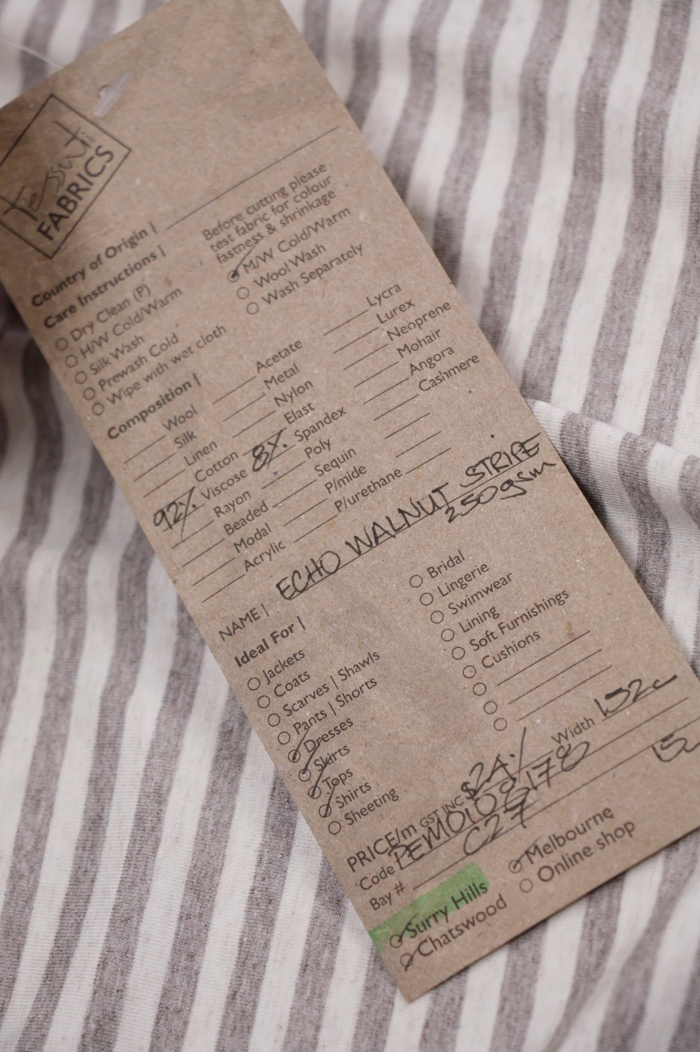 Echo Walnut Stripe - Image 3