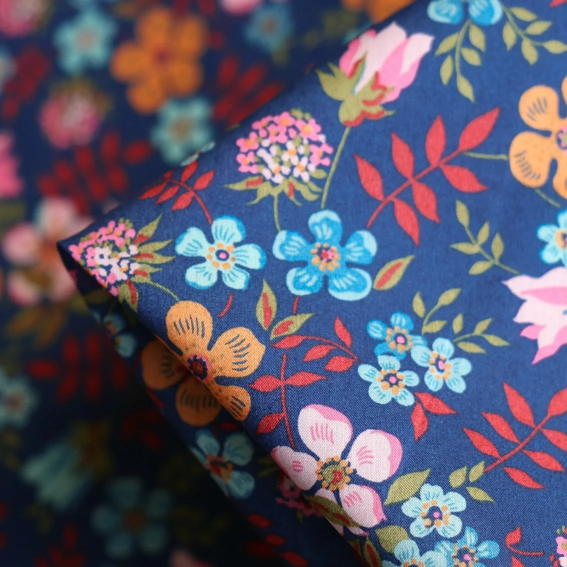 Edenham Navy - Liberty Tana Lawn™