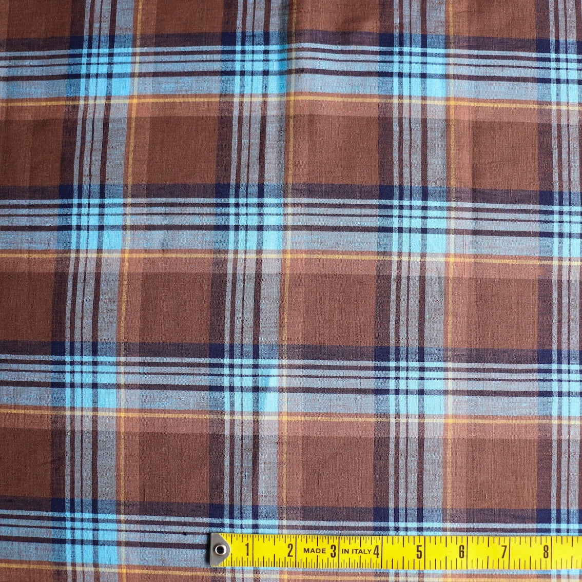 Electra Plaid Yarn Dyed Linen - Image 3
