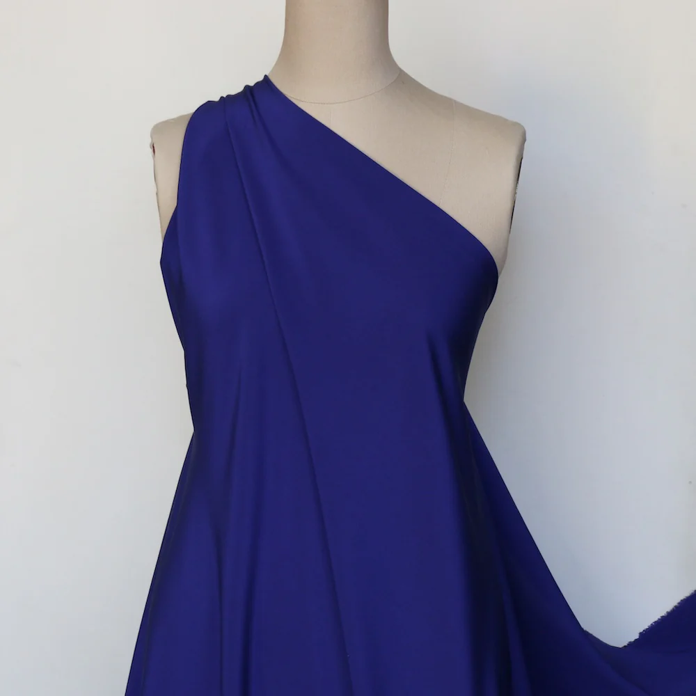 Electric Seta Stretch Silk Crepe De Chine - Image 4