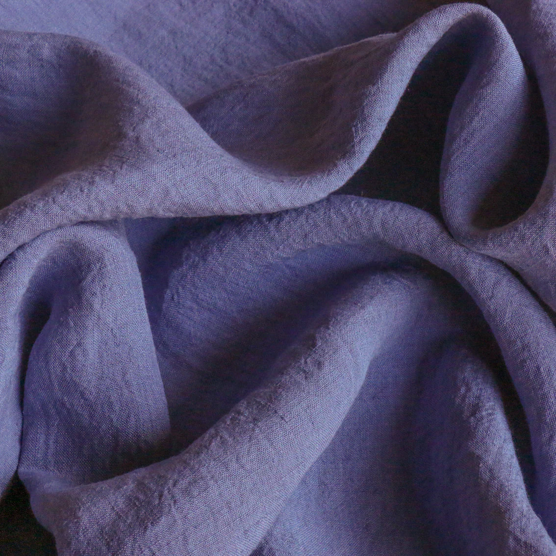 Ellie Wisteria Blue Yarn Dyed Linen - Image 2