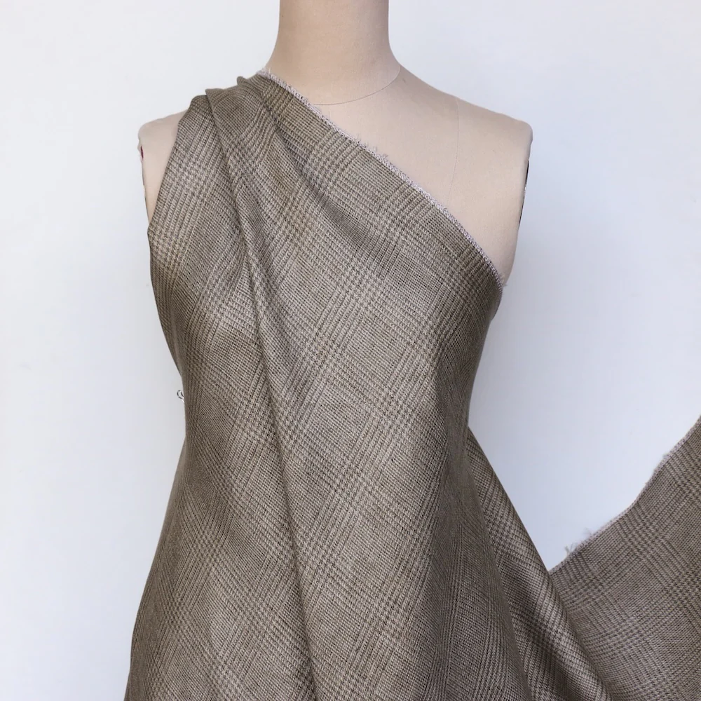 Elva Check Linen - Image 4