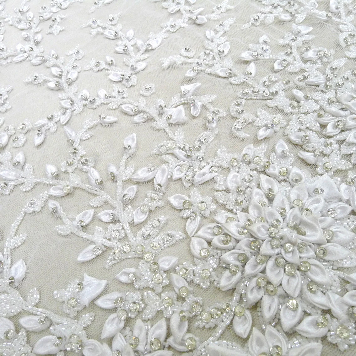 Embellished Tulle Ivory