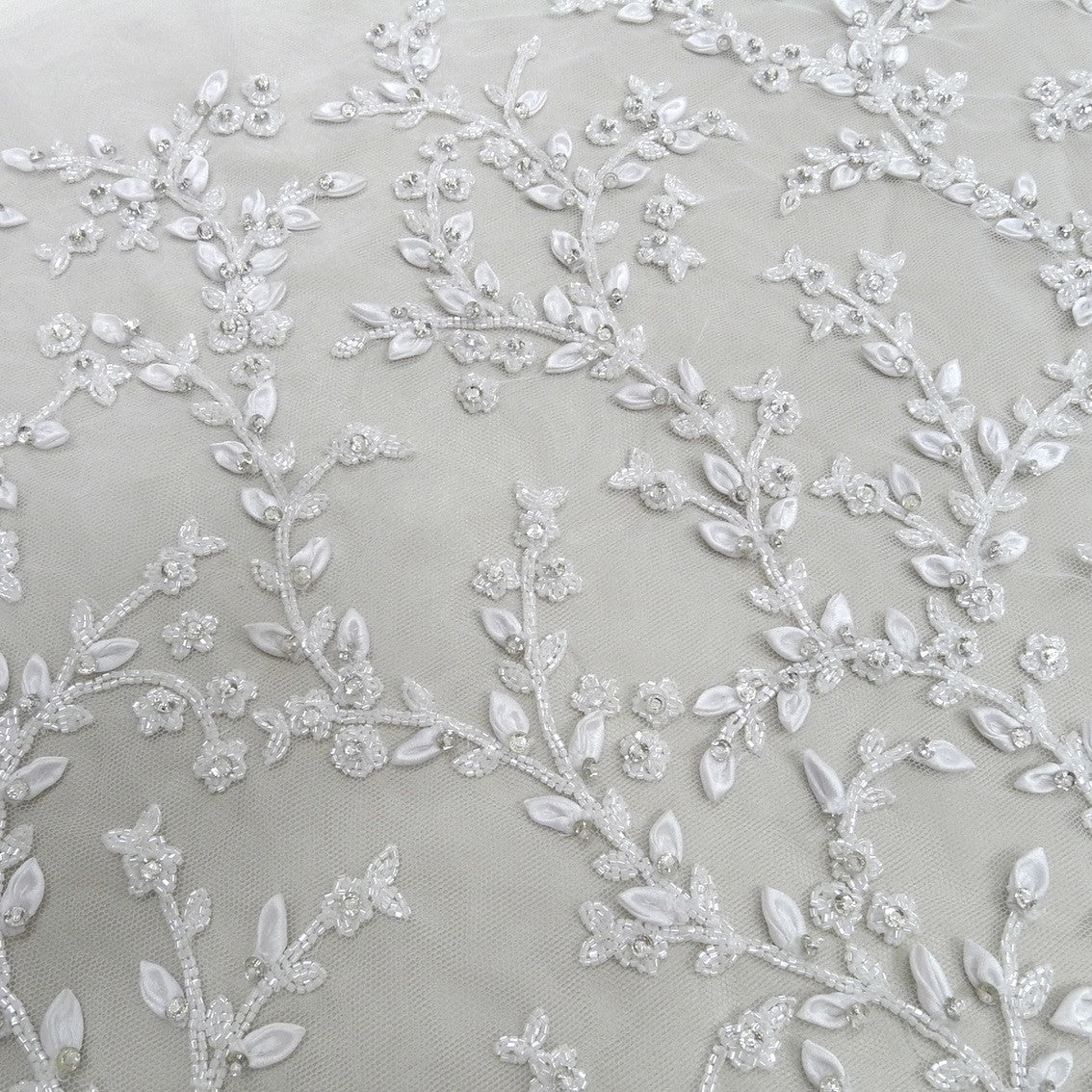 Embellished Tulle Ivory - Image 3