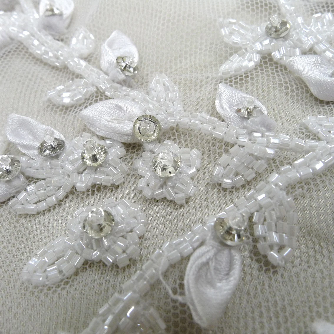 Embellished Tulle Ivory - Image 4