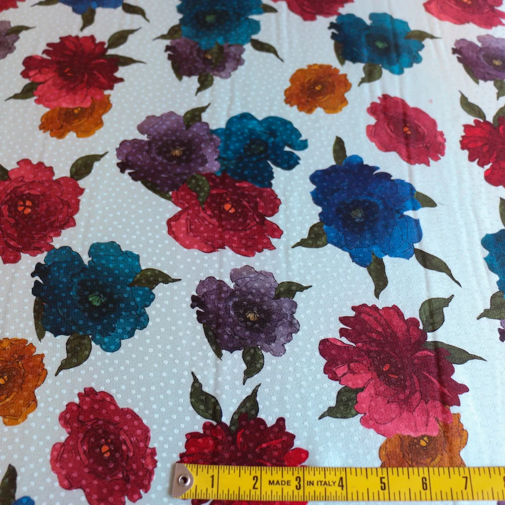 Embossed Floral Jacquard Spot - Image 3