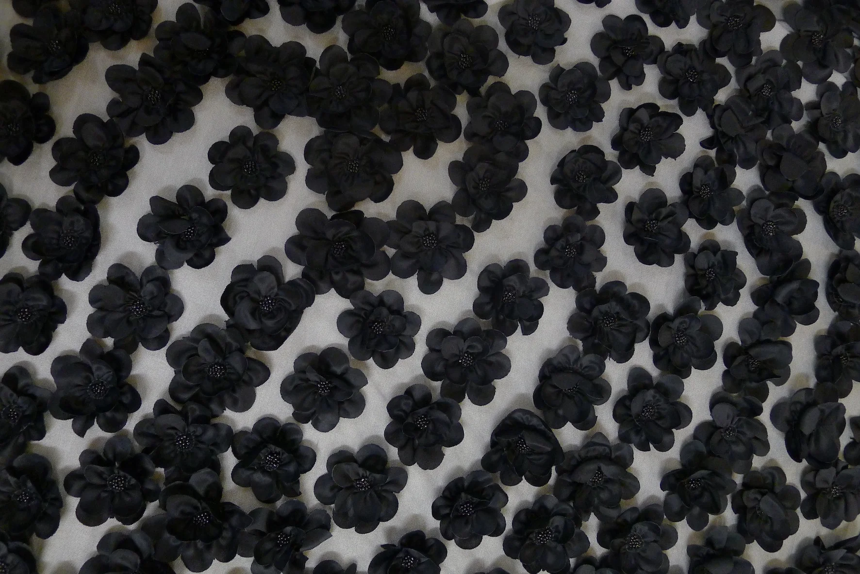 Embroidered Tulle Black - Image 2
