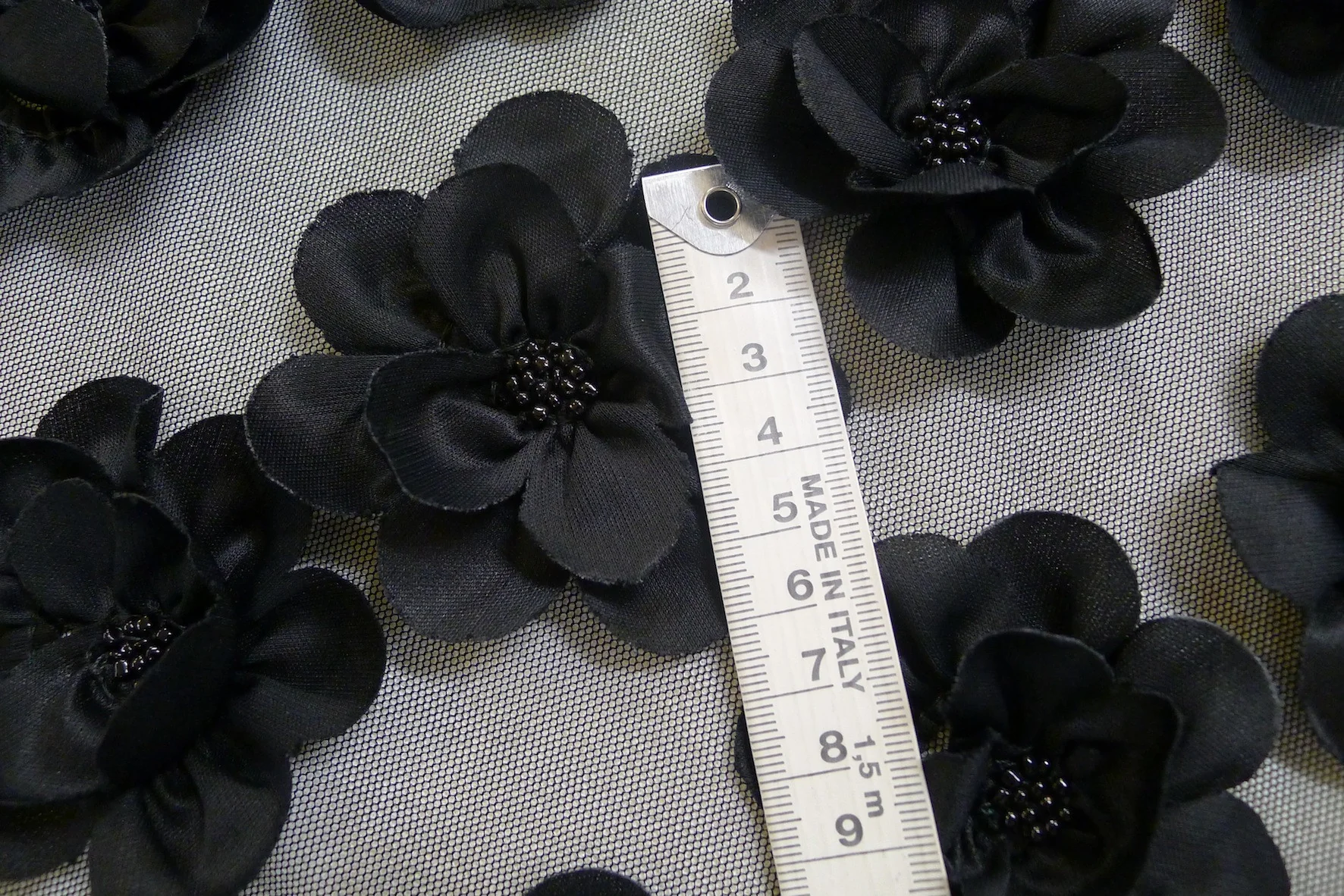 Embroidered Tulle Black - Image 4