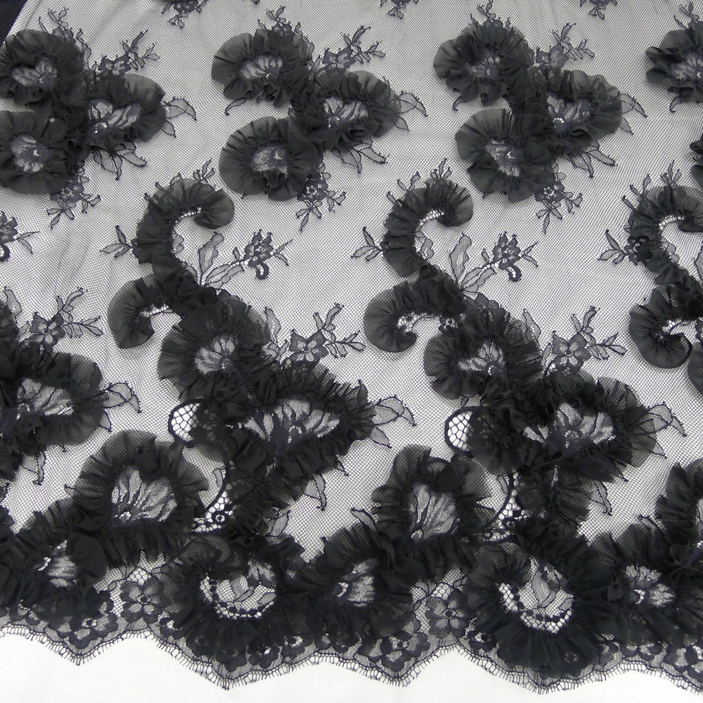 Embroidered Tulle Ribbon