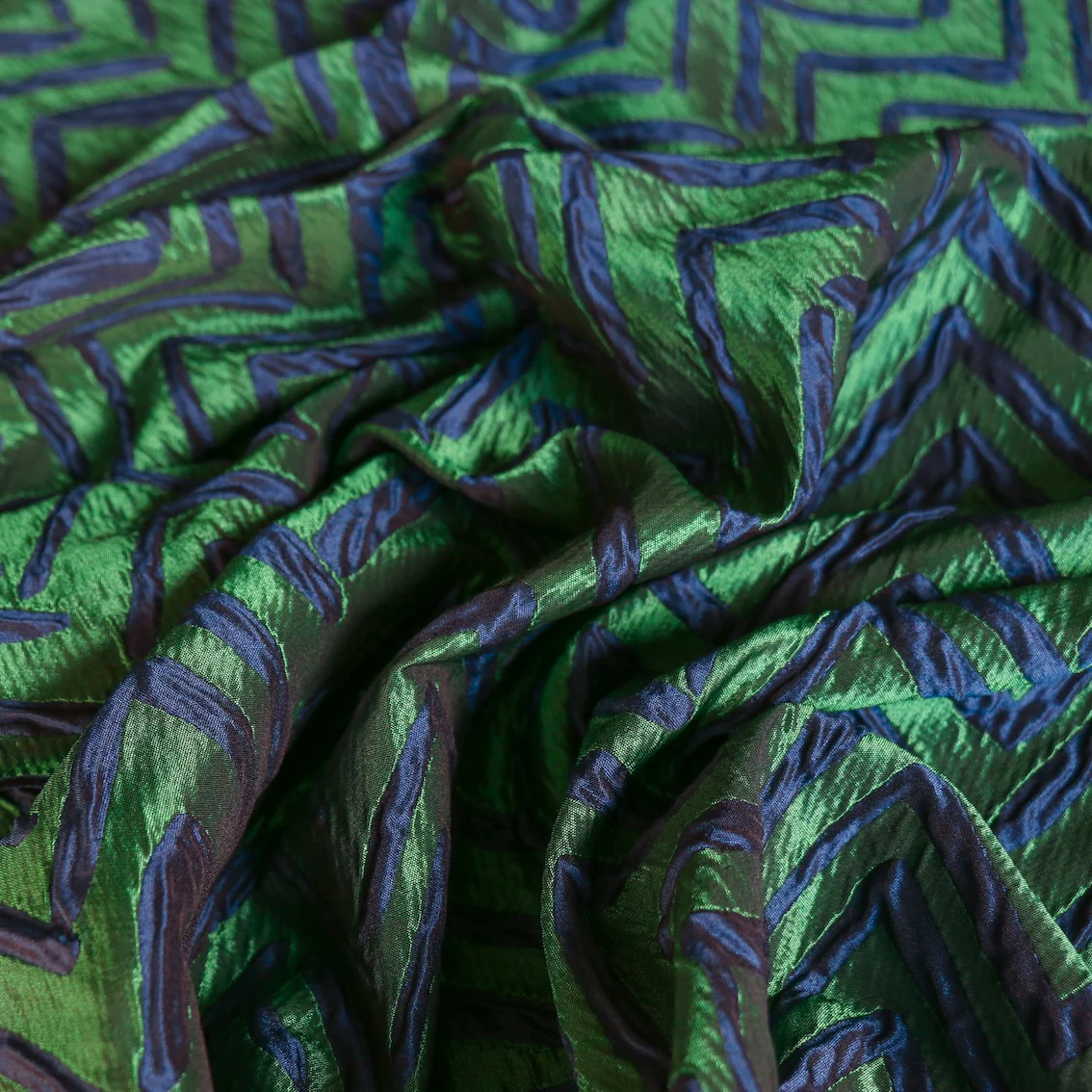Emerald/Blu Mani Jacquard - Image 2