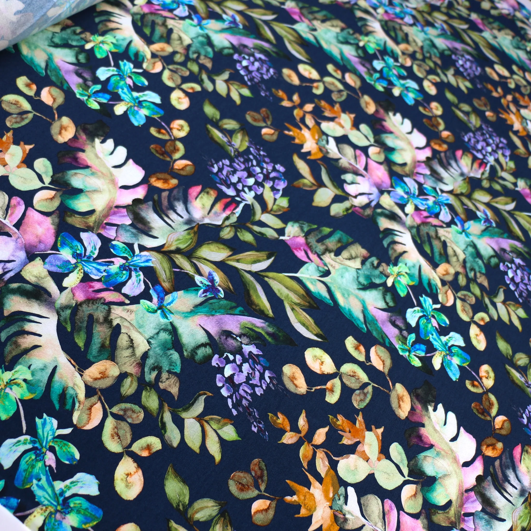 Emerald Tropics Viscose Jersey - Image 4