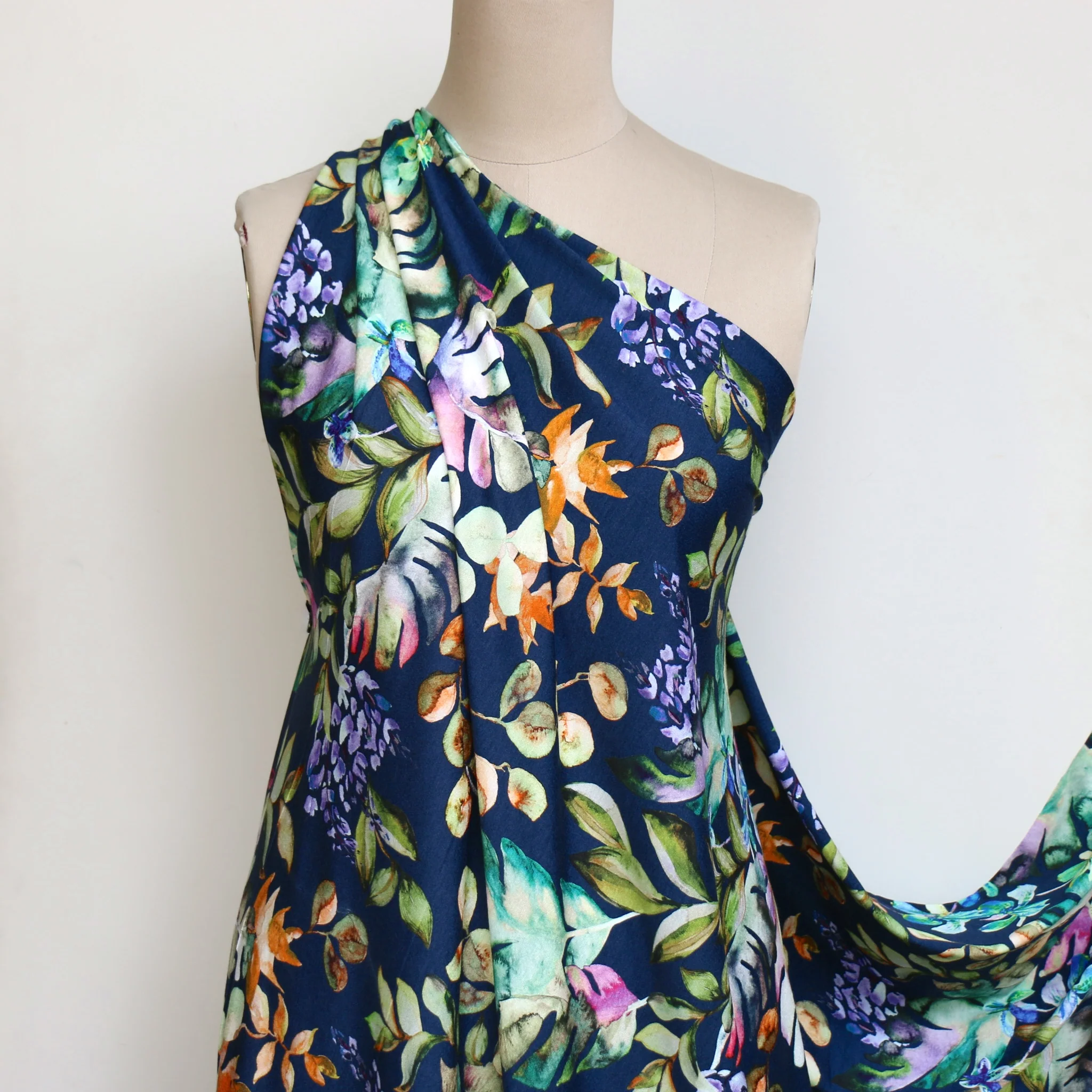 Emerald Tropics Viscose Jersey - Image 6