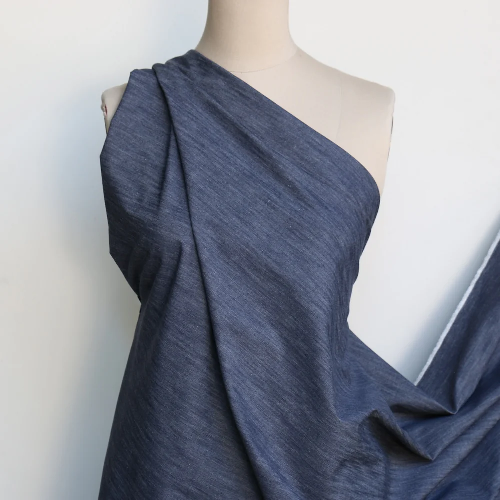 Emma Navy - Double Sided Stretch Denim - Image 4