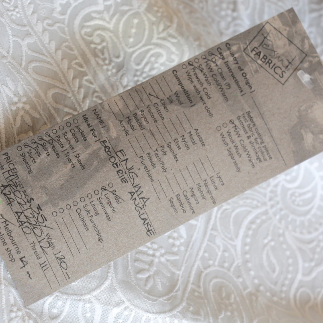 Enigma Voile Broderie Anglaise - Image 3