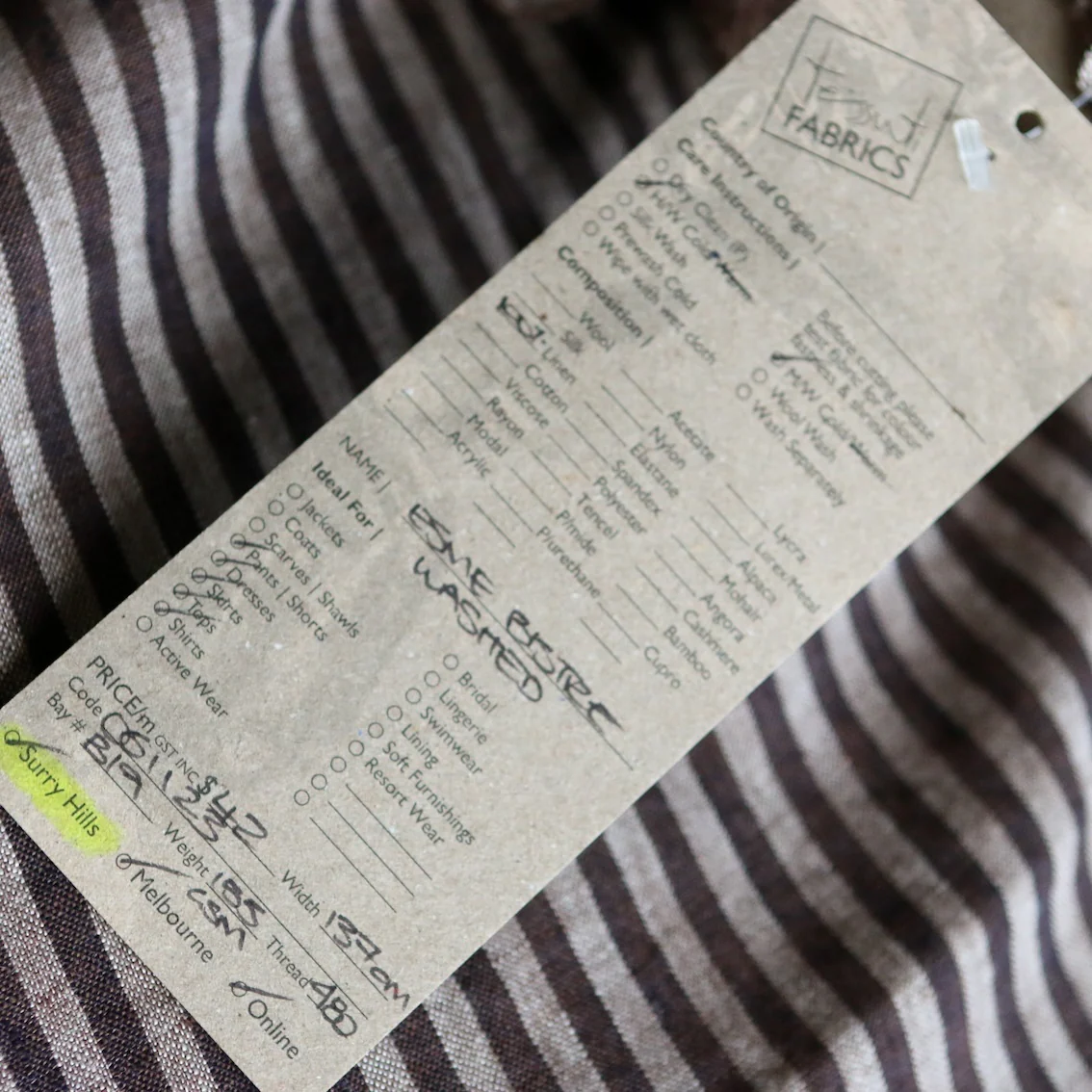 Esme Bistre Linen - Image 3