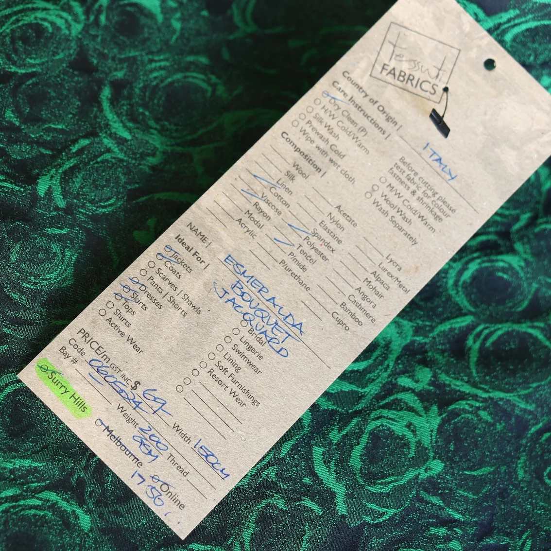 Esmeralda Bouquet Jacquard - Image 4