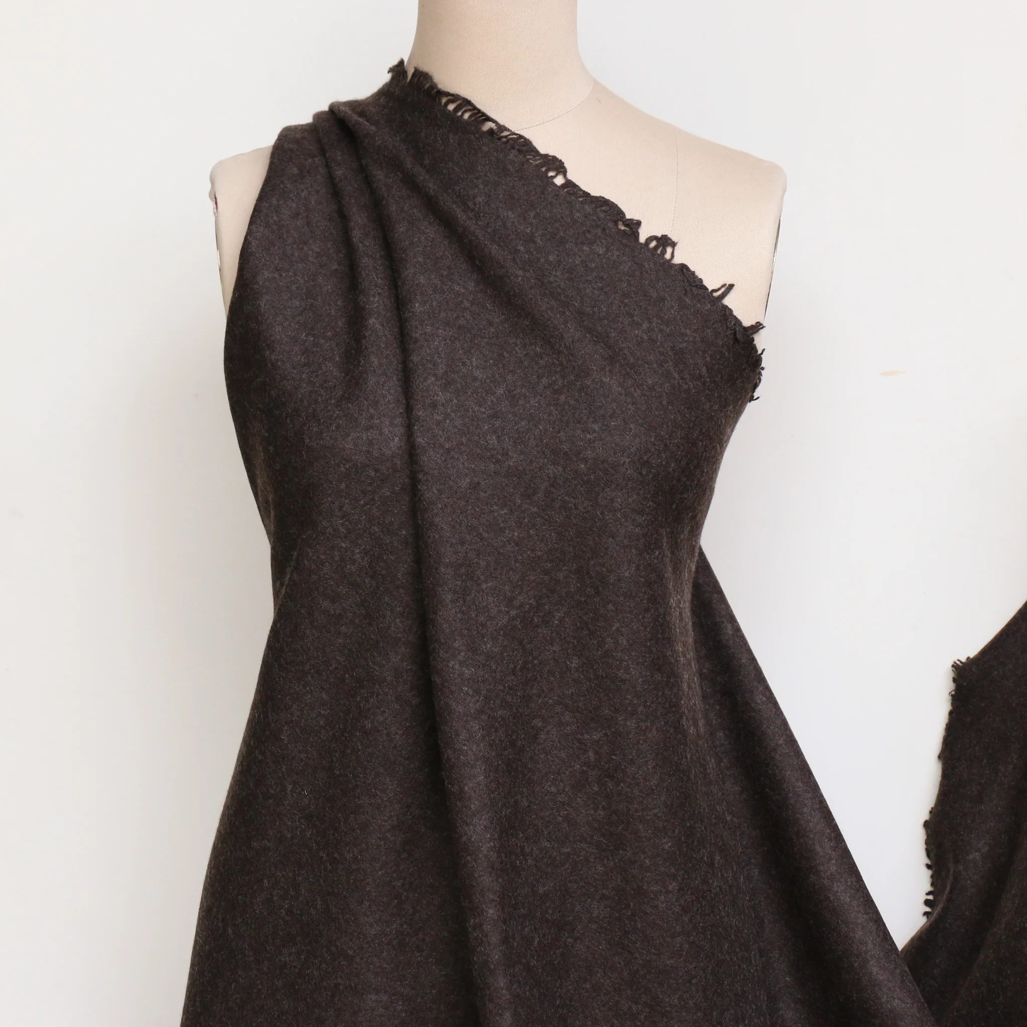Espresso Marle Boiled Wool - Image 4