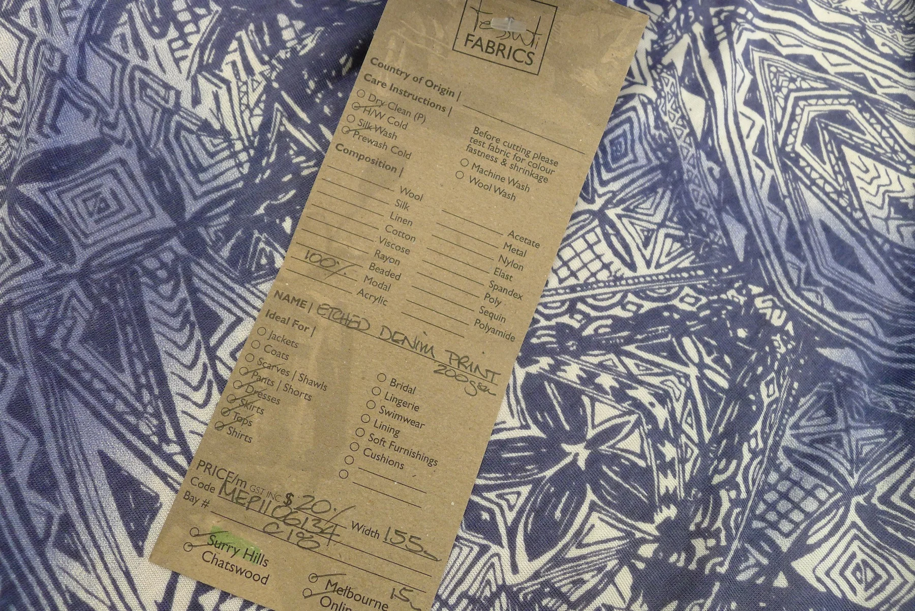 Etched Denim Print - Image 7